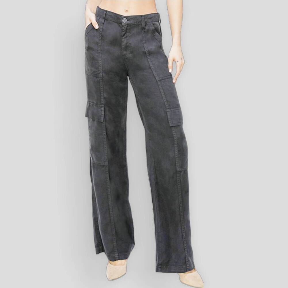 NEW RISEN just to see you cargo pants in black